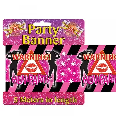 Buy 5 Meter Hen Party Banner Party Decoration  • 1.79£