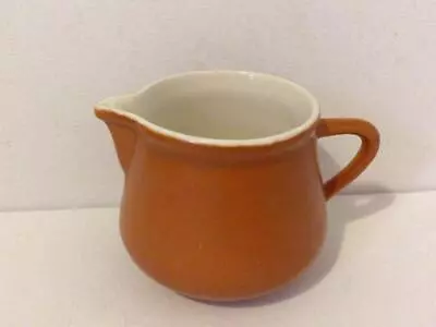 Buy Honiton Pottery Orange / Rust Creamer Jug  - 3” Tall • 9.99£