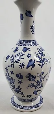Buy VINTAGE ~  COALPORT Vase In  Blue Onion  Style Pattern - England Limited Edition • 16.68£