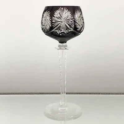 Buy BOHEMIAN / German Crystal - Coloured Ruby Red  Wine Glass  19,5 Cm • 45£