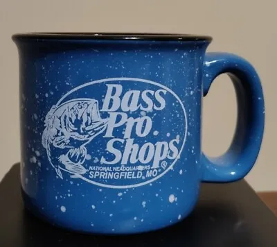 Buy NEW Bass Pro Shops White Speckled Blue Stoneware Coffee Mug/Cup • 17.01£