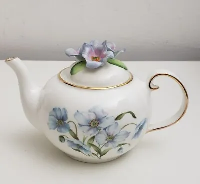 Buy Royale Stratford Country Cottage Teapot Collection Floral Himalayan Poppies • 100£
