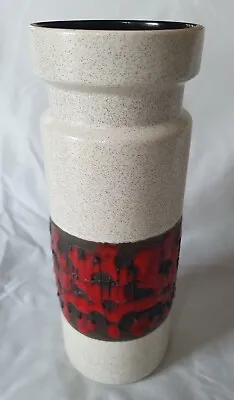 Buy West German Funky Abstract Mid Century Modern Tall Vase • 60£