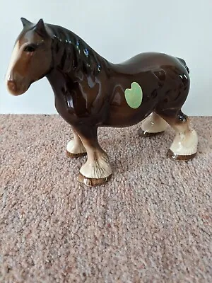 Buy Melba Ware Small Shire Horse Figure/Ornament  • 6£