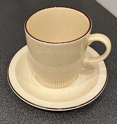 Buy Poole Pottery Dorset Pottery - Broadstone Pattern - Cup And Saucer • 3.95£