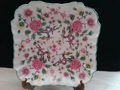Buy Vtg. Pottery Square Dish James Kent Old Foley Chinese Rose  Collectible England • 12.50£