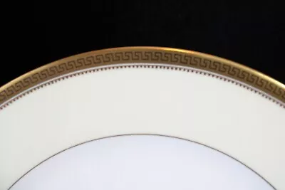 Buy Cauldon England Dinner Plates Set Gold Gilt Greek 1890 • 68.28£