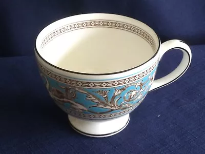 Buy Wedgwood Florentine Turquoise Tea Cup (black Backstamp ) Tiny Rim Paint Chip • 11£