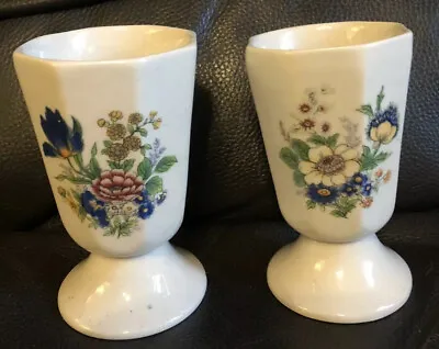 Buy Korean Vintage Floral Gres Pottery  ( Pair ) 4.5 Inch • 89£