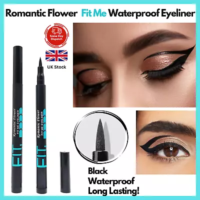 Buy Black Eyeliner Long-lasting Liquid Eyeliner Pen Pencil Makeup • 2.59£