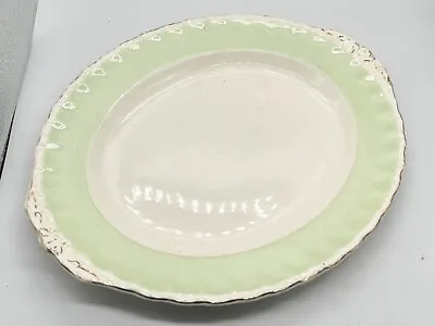 Buy Vintage Grindley Creampetal Pottery Meat Serving Platter Plate Green Art Deco • 15.99£