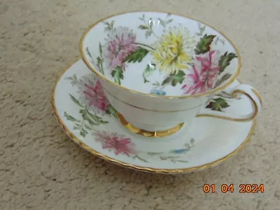 Buy Paragon, Autumn Glory, Double Warrant. Cup And Saucer. Fine Bone China. Used • 45£