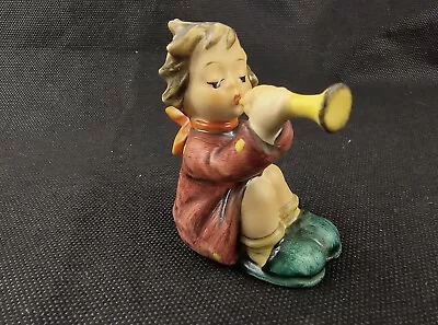Buy Hummel Goebel Figurine Boy Playing Horn Germany • 9.44£