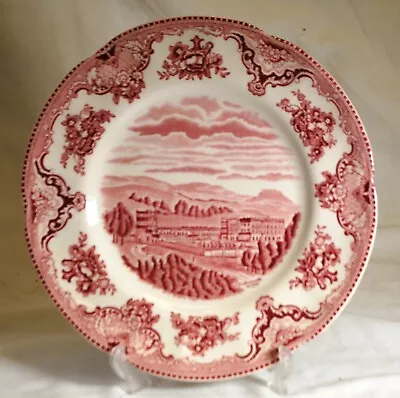 Buy Johnson Brothers Old Britain Castles Chatsworth In 1792 Pink Salad Plate England • 26.84£
