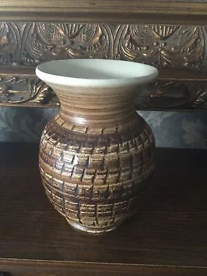 Buy Bristow Studio Pottery Vase.Vintage.Made  In Malta. • 4.50£