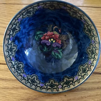 Buy Vintage Losol Ware Magnolia Print Keeling & Co Burslem Pottery Hand Painted Bowl • 14£