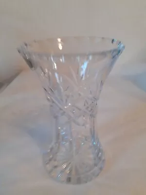Buy Cut Clear Crystal Vase -  6 Inch Tall • 7£