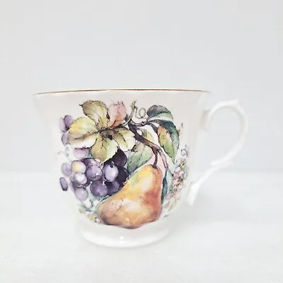 Buy Crown Trent Fine Bone China Grapes Pear Fruit Coffee Tea Cup Mug Replacement • 6.54£
