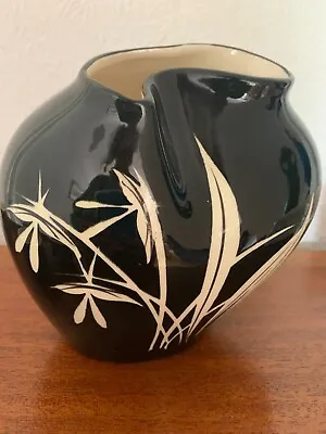 Buy Vintage Zeller Keramik / Schmider Vase 1950s 4044 Leaf Design Mid Century Modern • 24.99£