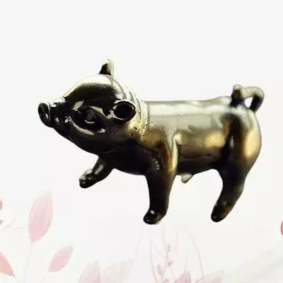 Buy Money Pig Statue Zodiac Figurine Ornament Antique Desktop Decoration • 7.35£