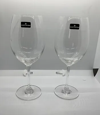 Buy DARTINGTON Fine Quality Crystal Orbit Large Red Wine Glasses 2. New In Box • 9.60£