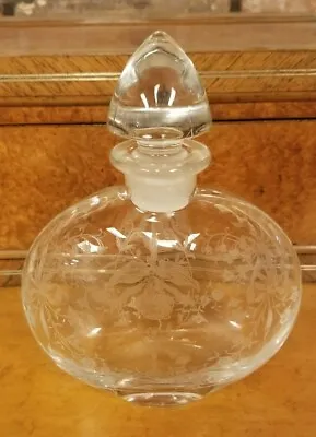Buy 1940s Heisey Orchid Oval Sherry Decanter CLEAR Crystal Stopper Rare ~perfect • 143.81£