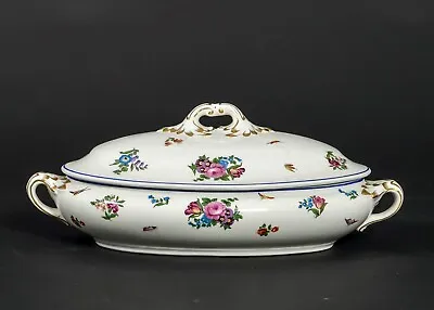 Buy Booths Silicon China Lidded Vegetable Tureen Butterfly And Floral Pattern 12.5  • 42.52£
