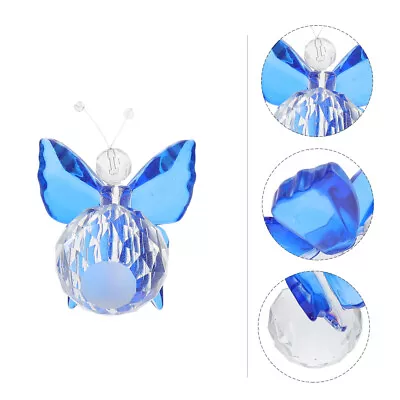 Buy  Crystal Butterfly Car Ornament Butterflies Figurine Decorate • 8.98£