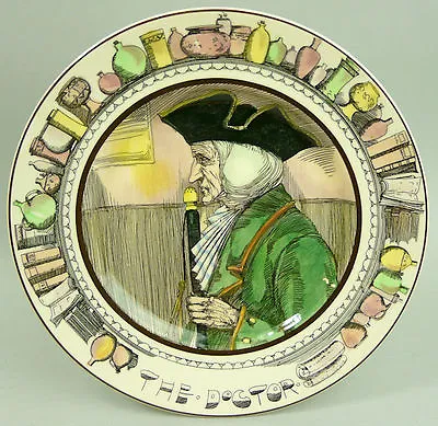 Buy Royal Doulton  Series Ware Pottery Plate 'the Doctor' D6281 • 16£