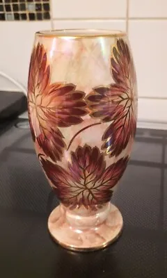 Buy Oldcourt Ware Lustre Vase Handpainted Circa 1955 Lovely Condition 7.5  Tall • 14.99£