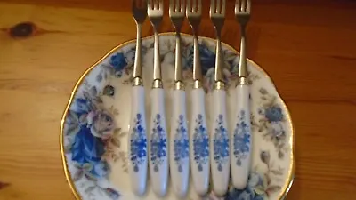 Buy 6  Lightweight Cake Forks Go Nice With  Royal  Albert  Tableware And Similar • 7.99£