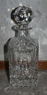 Buy Crystal / Cut Glass - Square Spirit Decanter • 15£