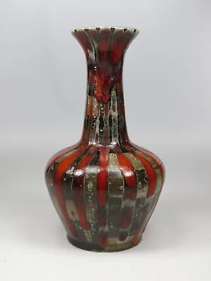 Buy Cobridge Stoneware Red Abstract Vase SEE VIDEO • 49.99£