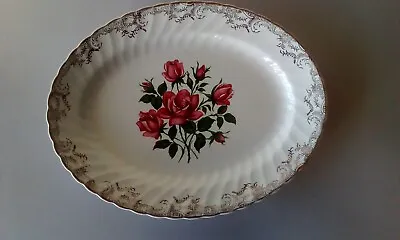 Buy VINTAGE ENGLISH IRONSTONE TABLE WARE OVAL DISH PATTERN CHARM 11 1/2  Approximate • 7£