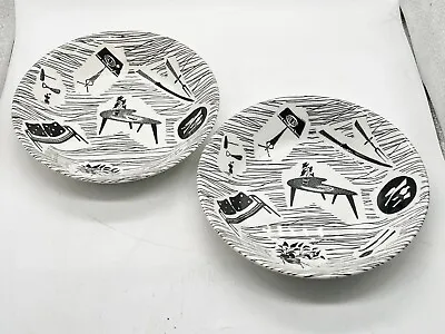 Buy Pair Of Vintage Ridgway Potteries Homemaker Design Side Plates • 22.99£