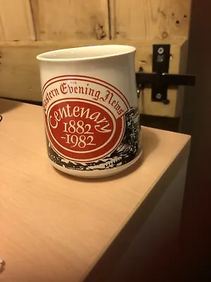Buy Holkham Pottery Mug The Eastern Evening News Centenary 1882 -1982 • 5£