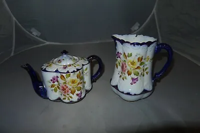 Buy Carlton Ware W&R Stoke On Trent Jug And Teapot 352303 & 352309 Vintage Antique • 29.99£