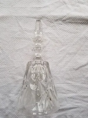 Buy Vintage Lead Crystal Glass Hand Bell • 4.99£