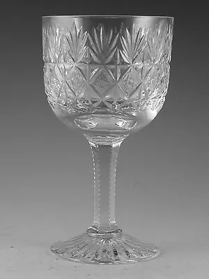 Buy Thomas WEBB Crystal - WELLINGTON Cut - White Wine Glass / Glasses - 5 1/8  2nd • 24.99£