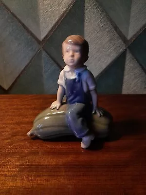 Buy Royal Copenhagen Porcelain Boy Sitting On A Gourd 5  Figurine 4539. • 34.99£