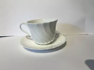 Buy Wedgewood White Candlelight Bone China Cup And Saucer • 6£