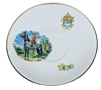 Buy Duchess England Bone China CANADA THE ROYAL CANADIAN MOUNTED POLICE Saucer • 13.67£