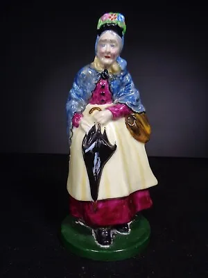 Buy Crown Staffordshire Figurine Old Lady With Umbrella • 8.49£