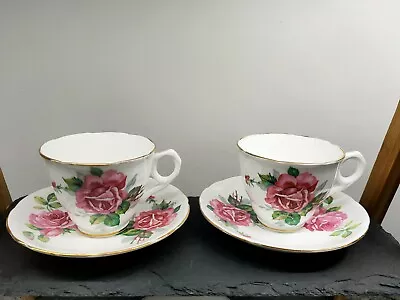 Buy Vintage Bone China Cabbage Rose English Tea Cup Saucer Set. Afternoon Tea Party • 15£