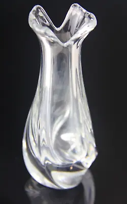 Buy Vintage Daum France Crystal Swirl Vase • 56.89£