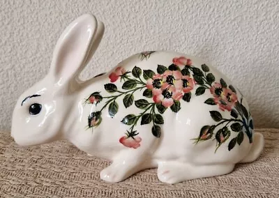 Buy Vintage Griselda Hill Pottery Wemyss Clover Floral Decorative Rabbit 10.5  • 285£