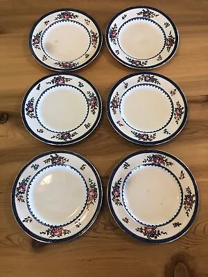 Buy ~VINTAGE~ BOOTHS ~SET OF 6~MADE IN ENGLAND~6 1/4 ~DESSERT~PLATE'S~Silicone China • 24.01£