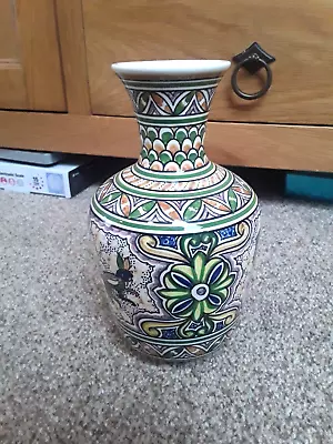 Buy Vase Caimbra Portugal Sec Xv Hand Painted • 14.99£