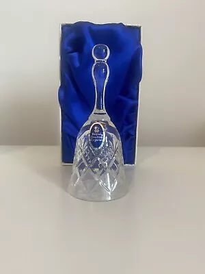 Buy Vintage Royal Doulton 30% Full Lead Crystal Clear Glass Bell With Original Box • 10£