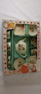 Buy Vintage Toy China Tea Set Made In Japan With Box. Child's Tea Party (D) • 14.59£